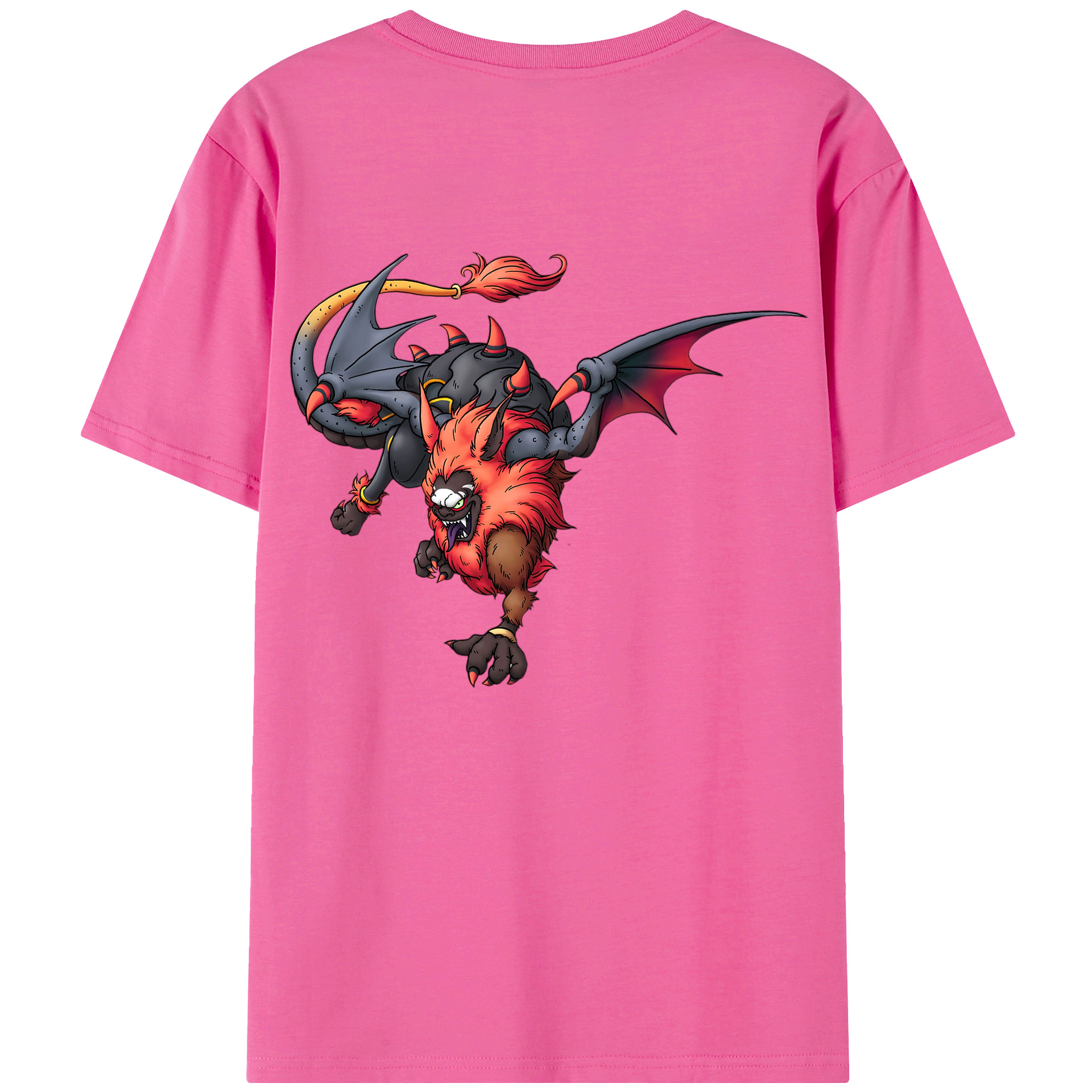 （画像用） ドラゴンクエスト Doragon Kuesuto Dragon Quest レディース半袖Tシャツ(バックプリント)